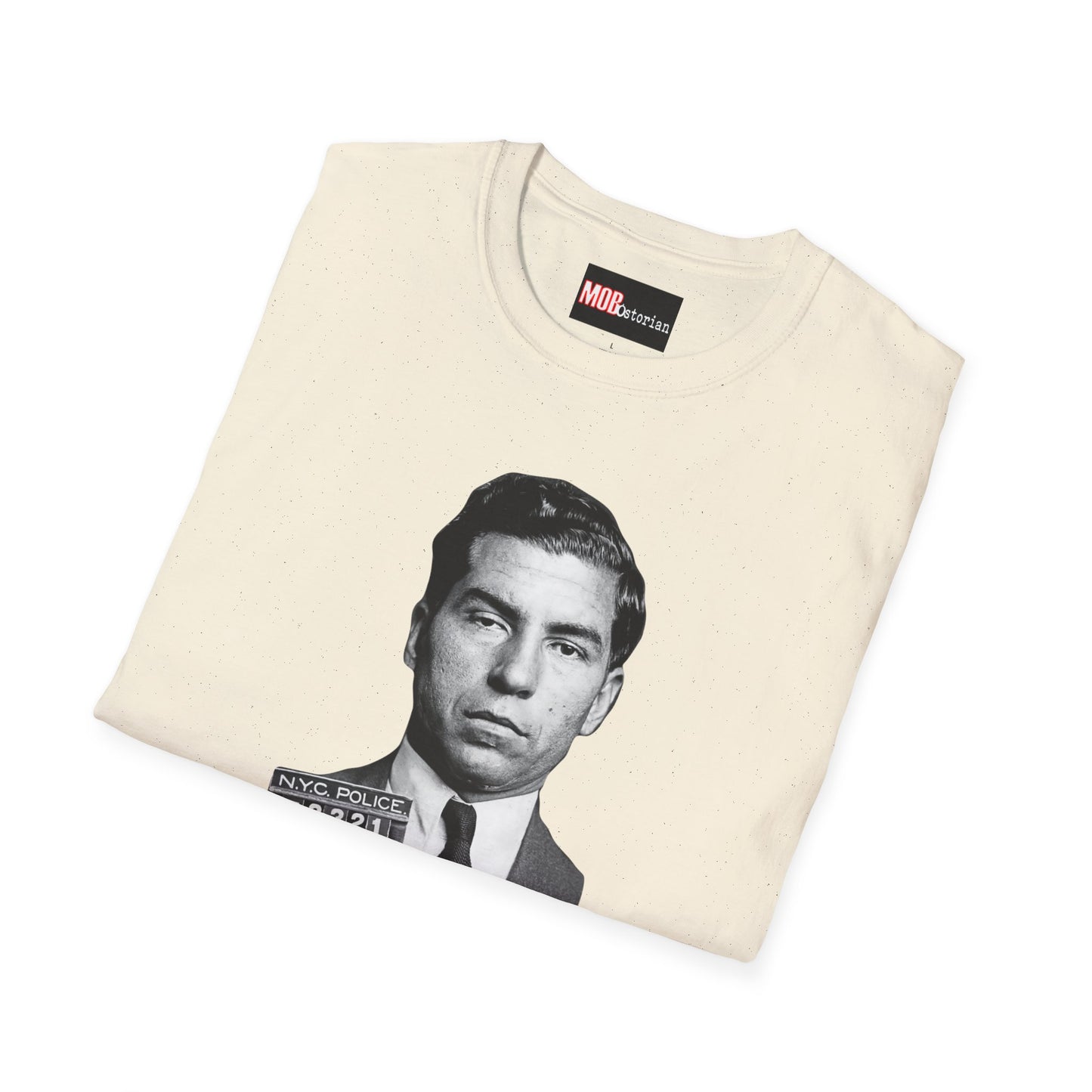 Lucky Luciano Mug Shot (With No Background and No Caption)