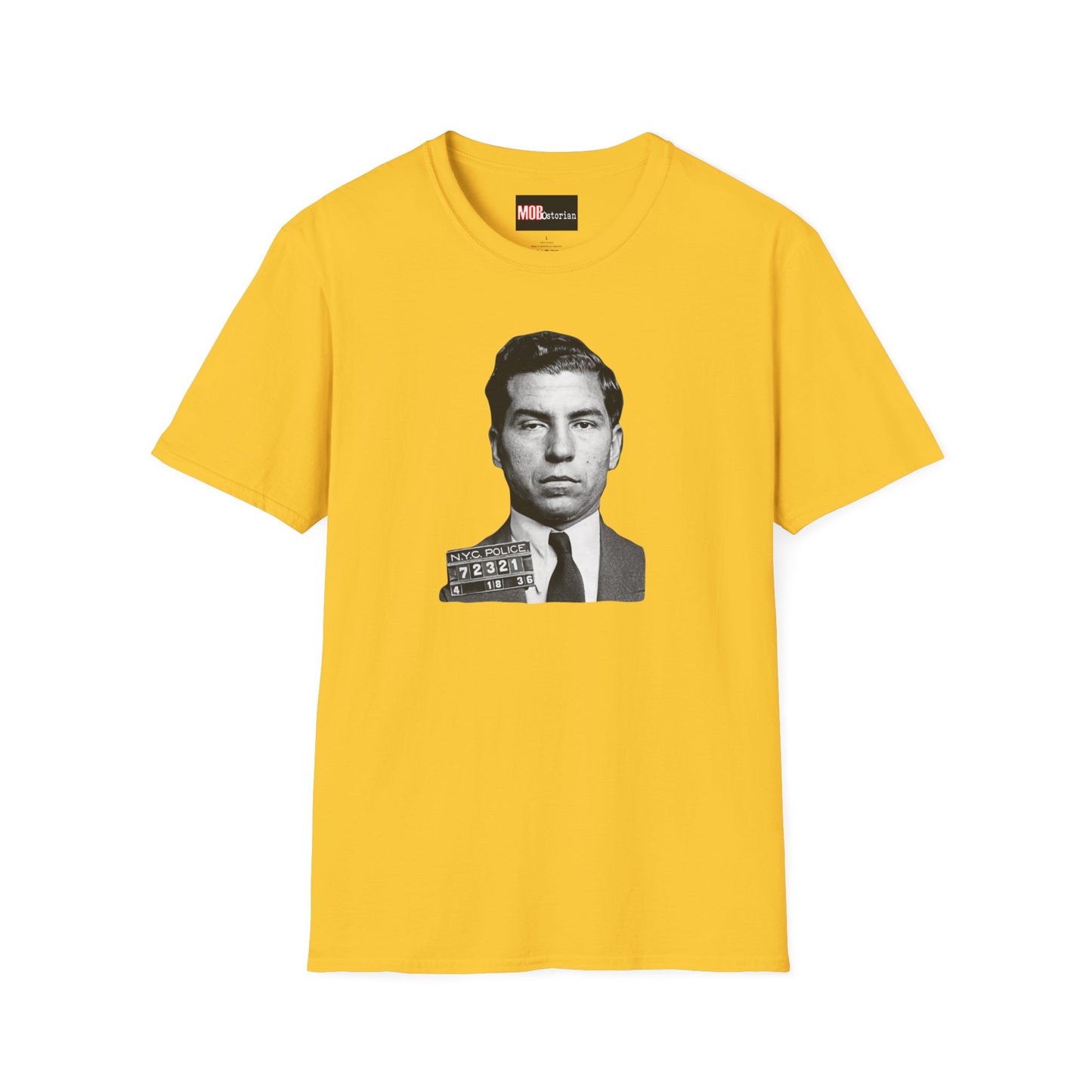 Lucky Luciano Mug Shot (With No Background and No Caption)