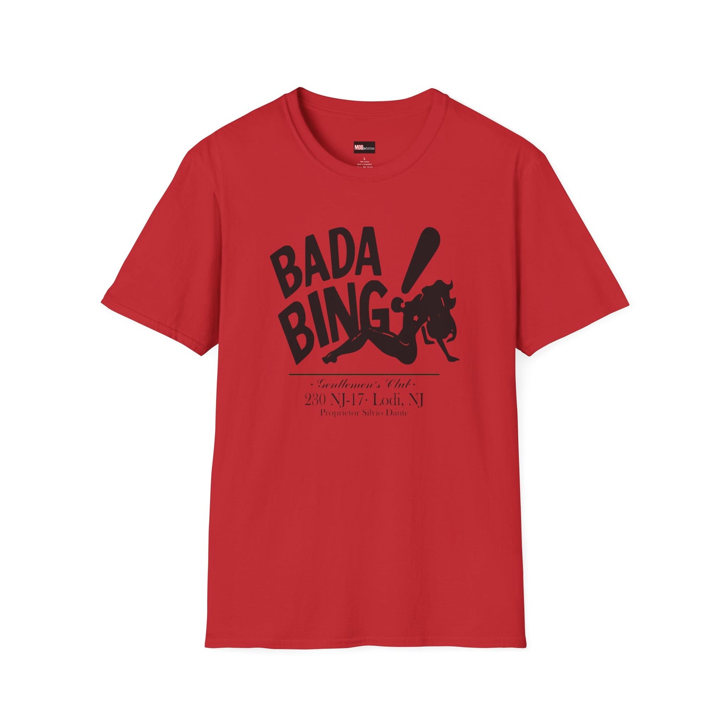 Bada Bing-With Address and Proprietor Text (Black Lettering)