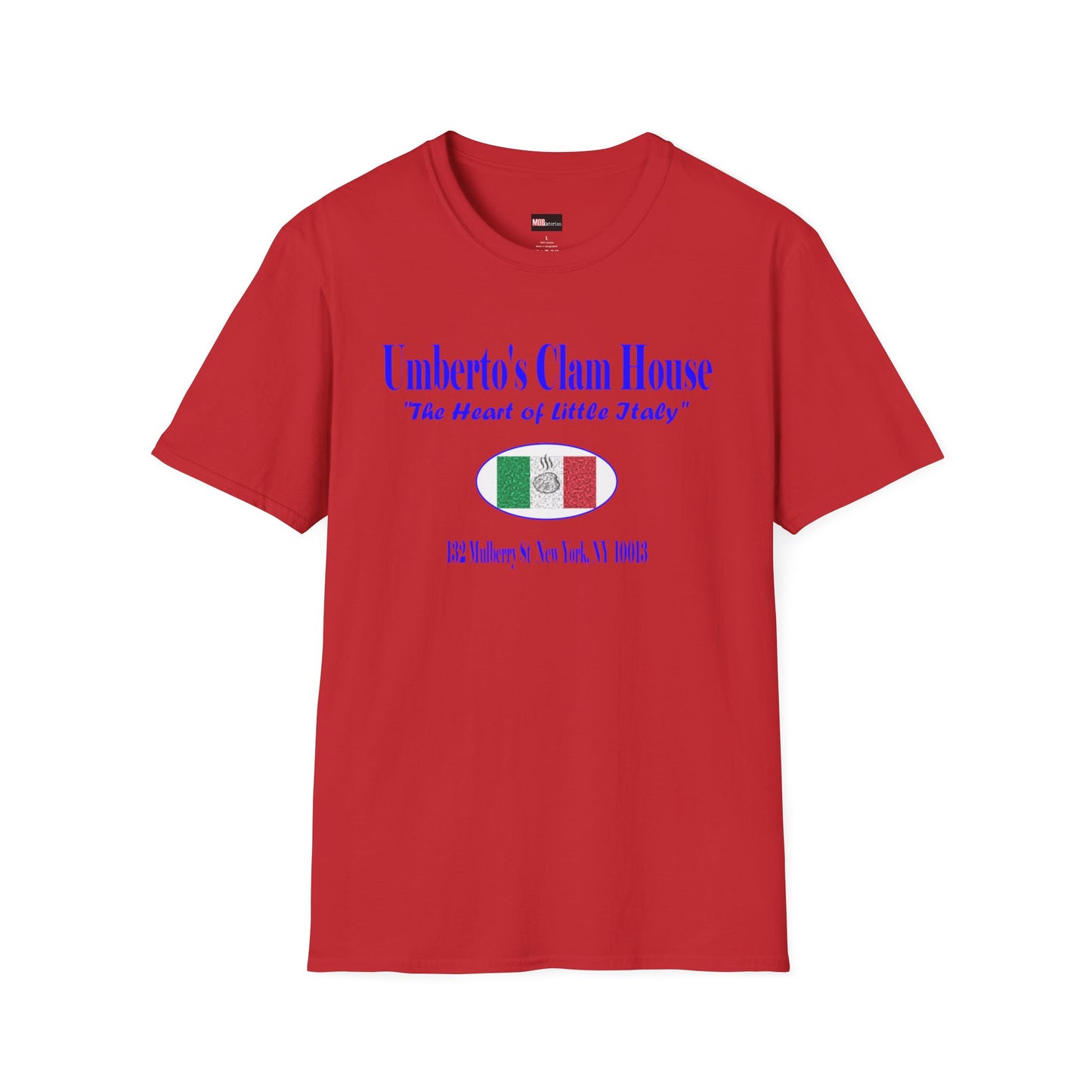 Umberto's Clam House - Blue Lettering