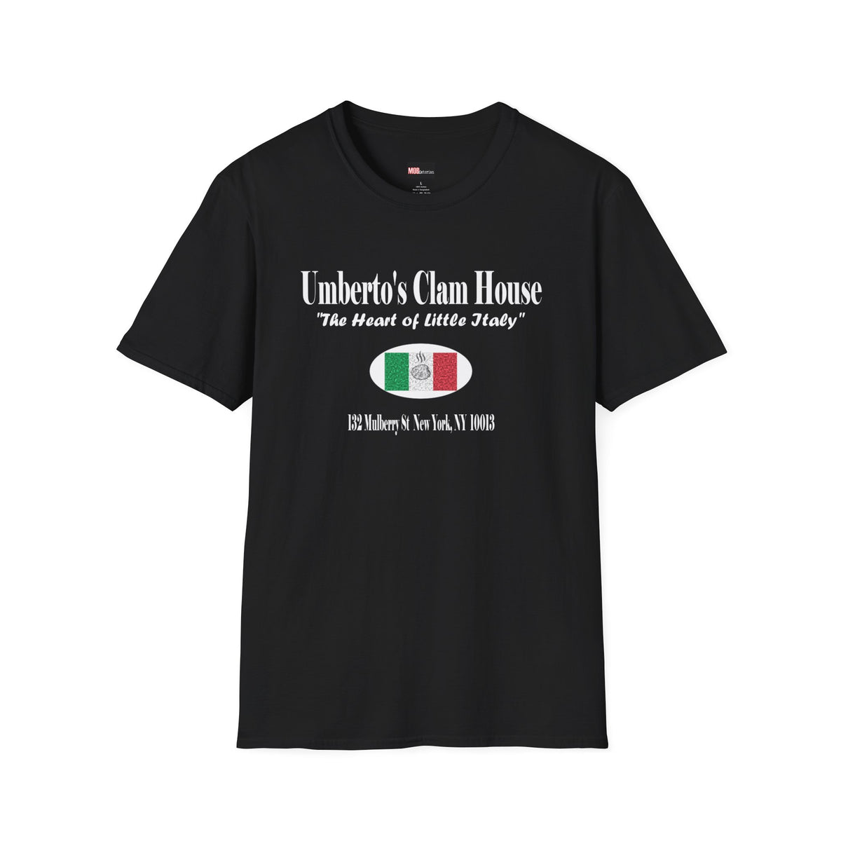 Umberto's Clam House White Lettering