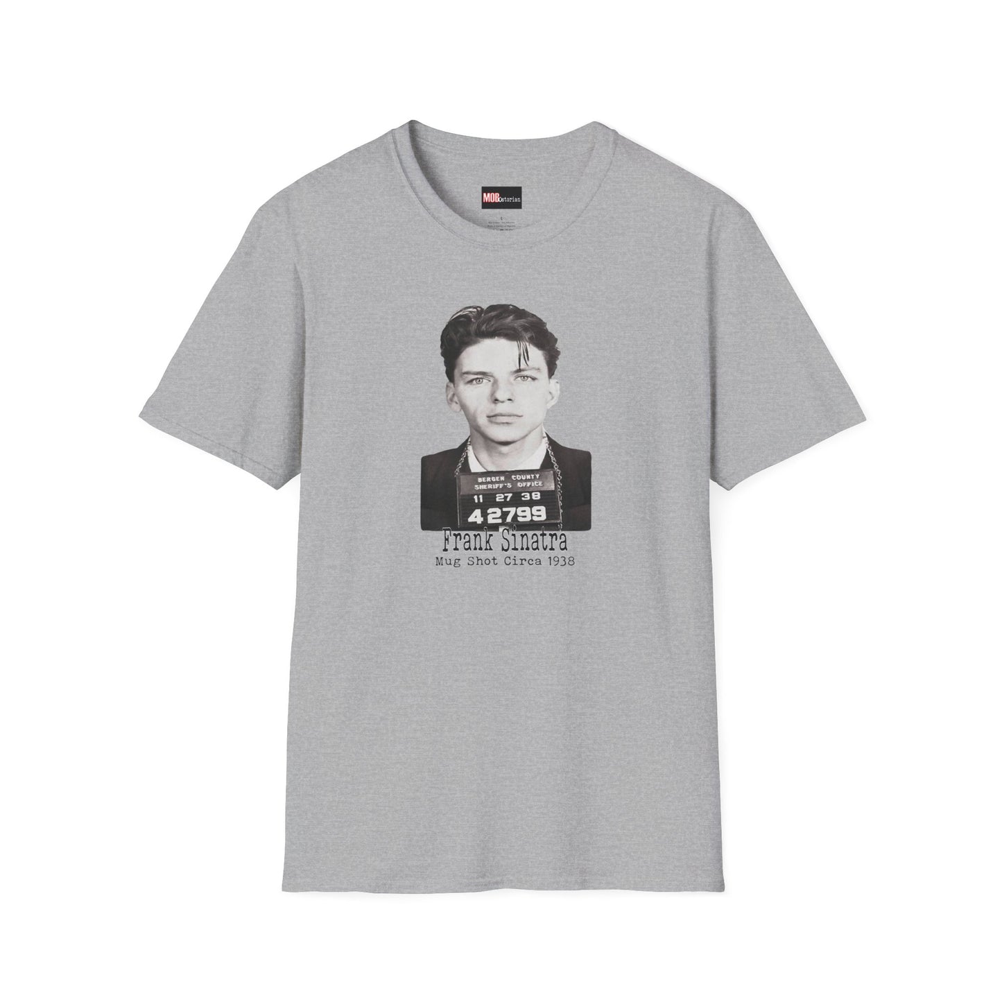 Frank Sinatra Mug Shot Circa 1938 with caption as "Frank"