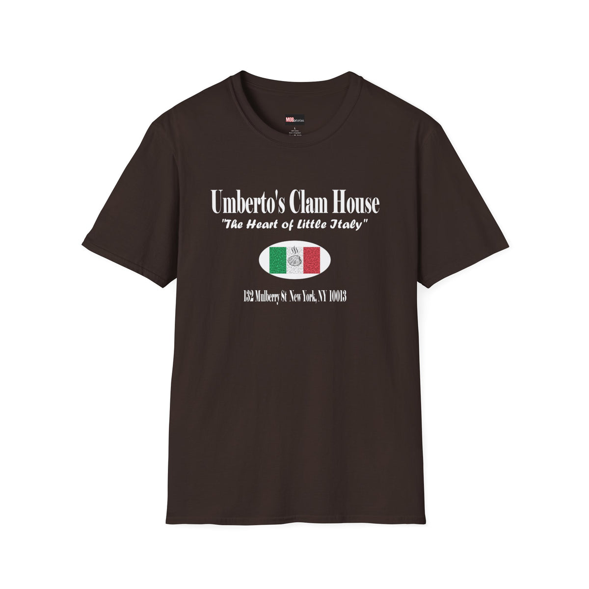 Umberto's Clam House White Lettering