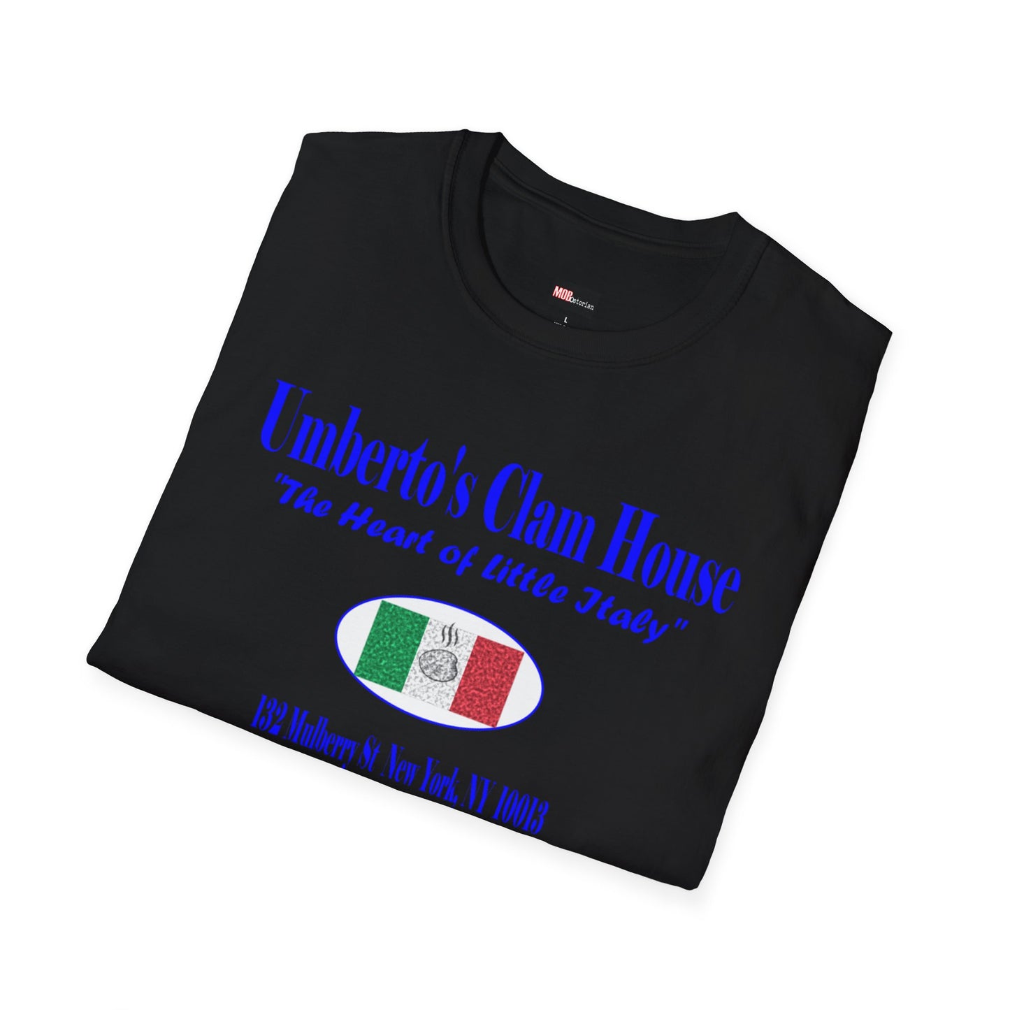 Umberto's Clam House - Blue Lettering
