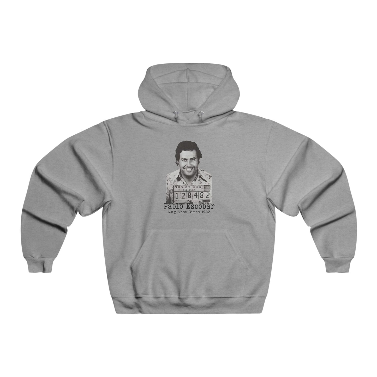 Pablo Escobar Mug Shot (Black Font) Hoodie