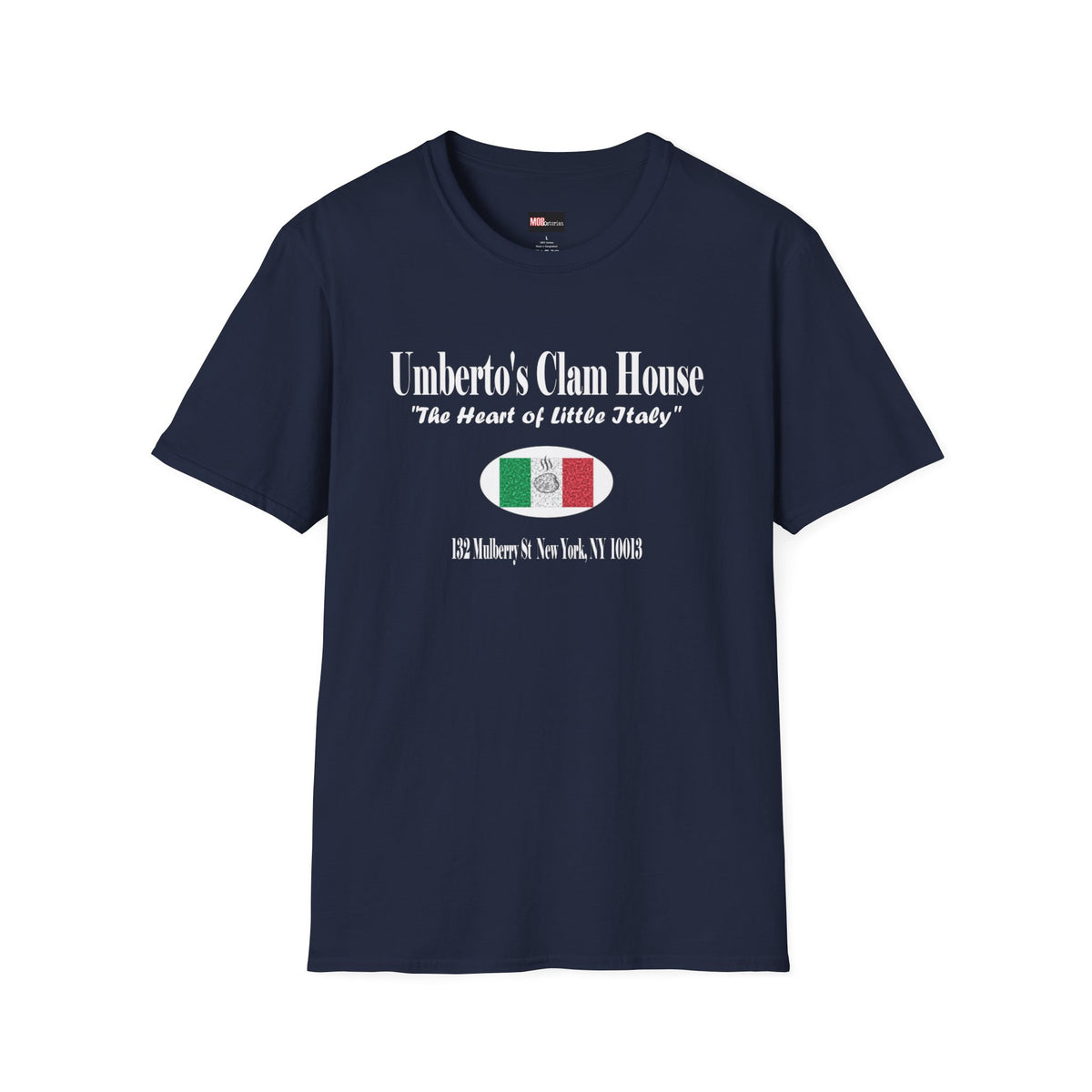Umberto's Clam House White Lettering