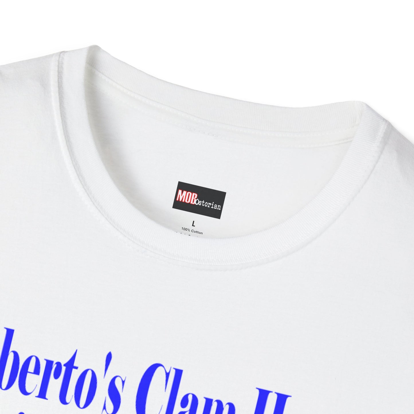 Umberto's Clam House - Blue Lettering