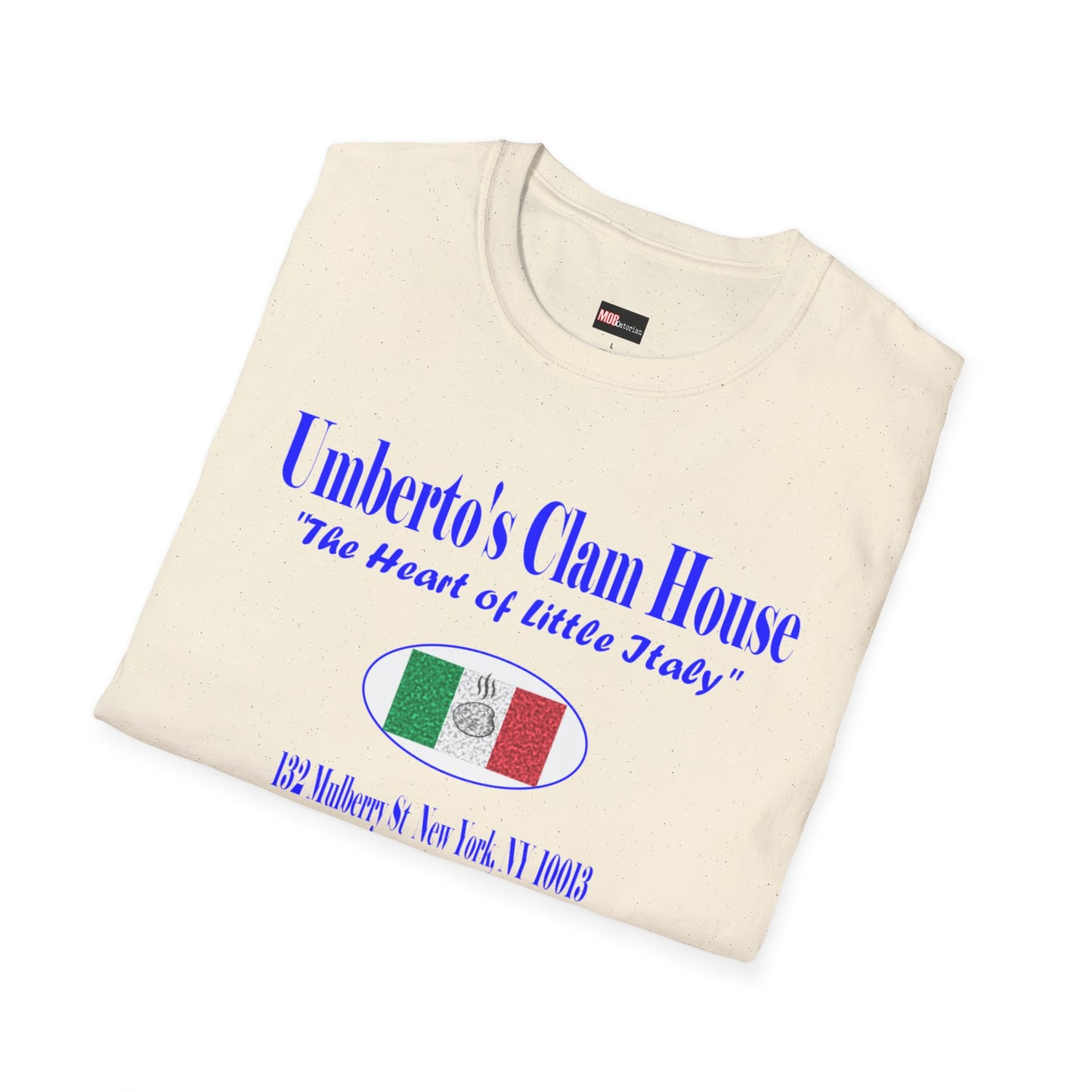 Umberto's Clam House - Blue Lettering