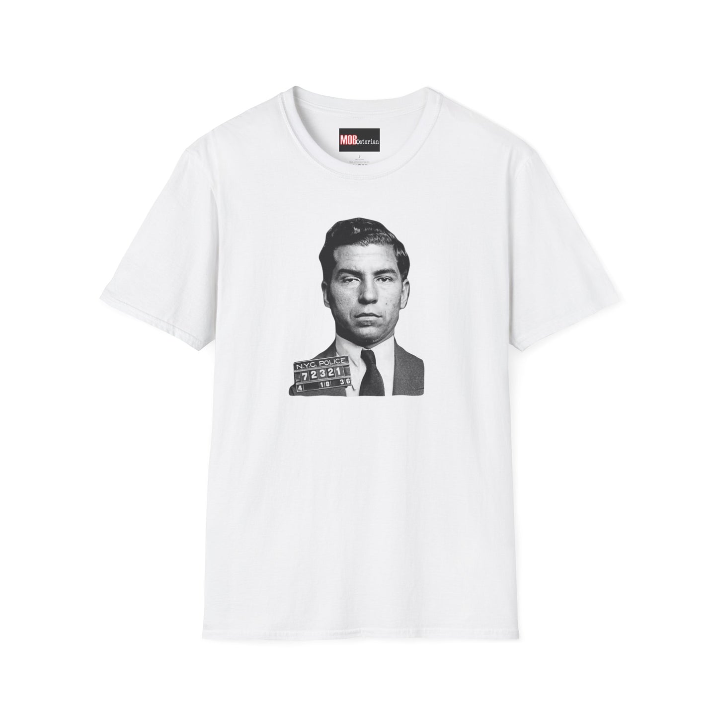 Lucky Luciano Mug Shot (With No Background and No Caption)
