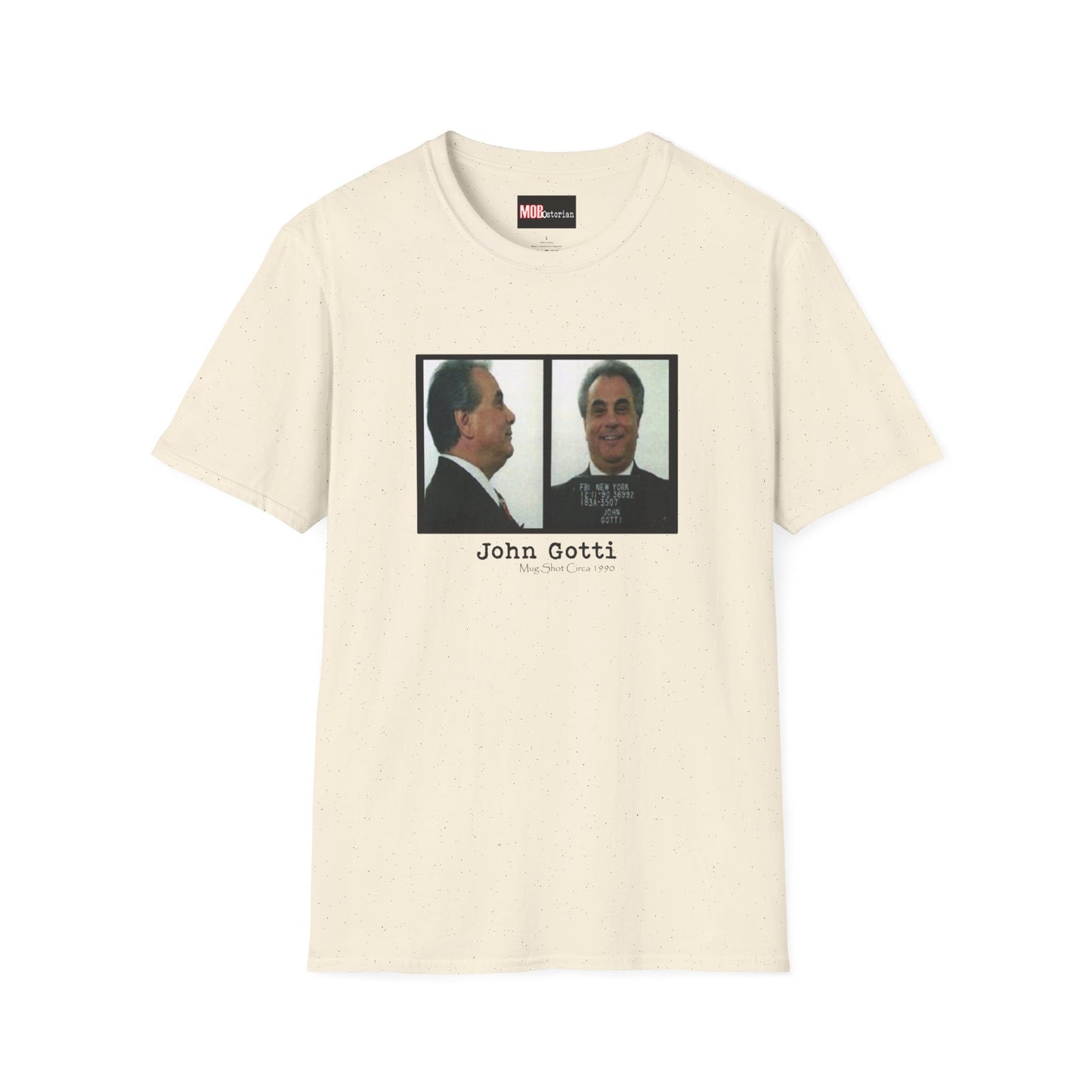 John Gotti Mug Shot Circa 1990 Front and Side