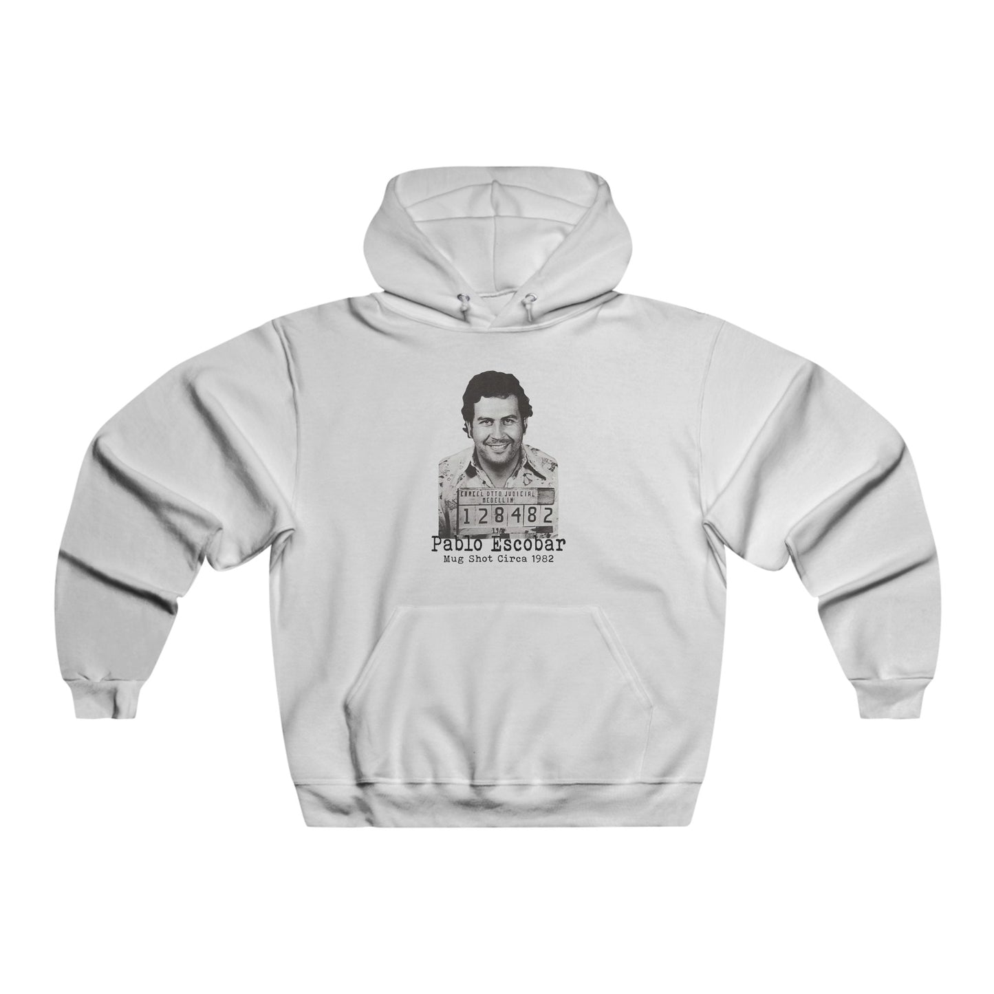 Pablo Escobar Mug Shot (Black Font) Hoodie