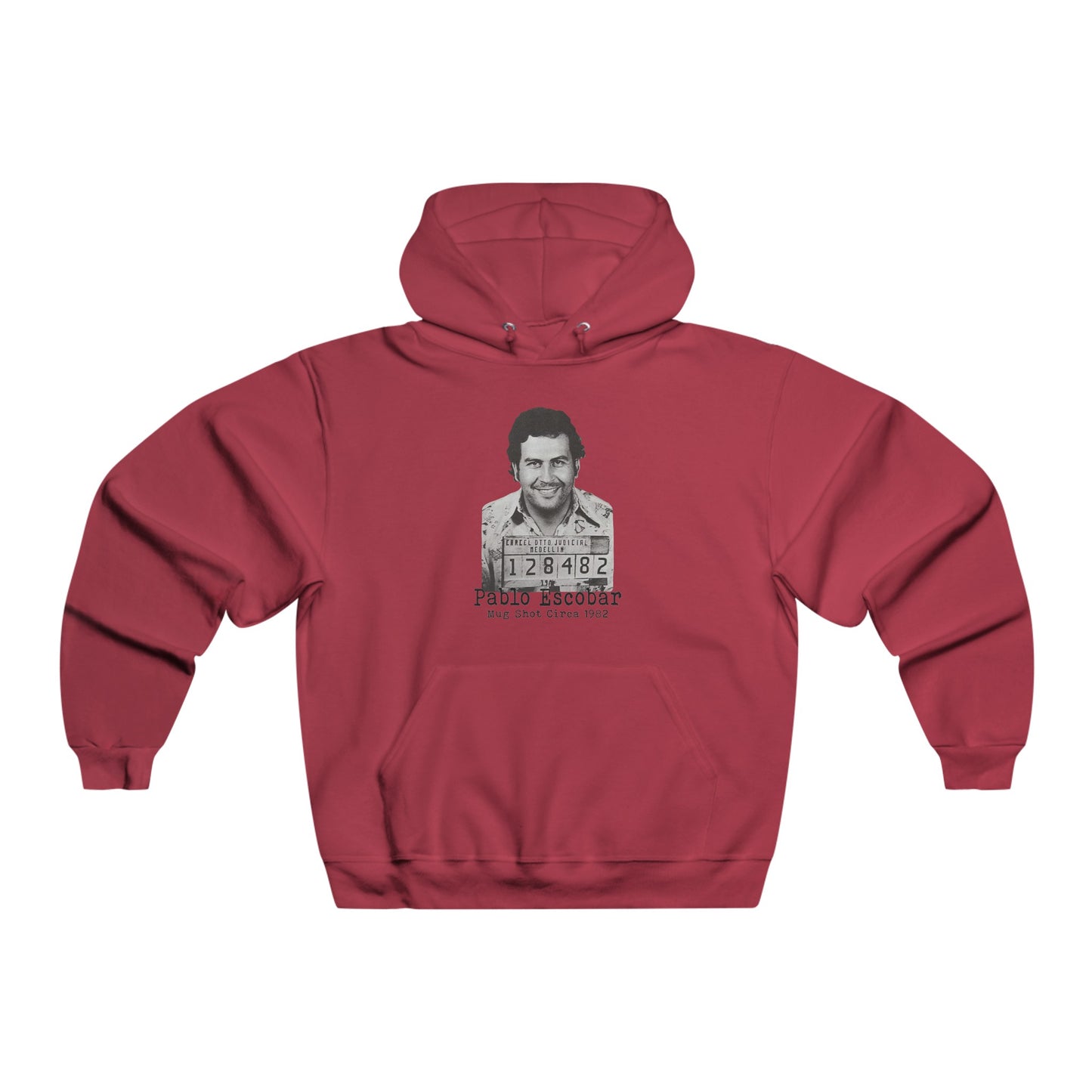 Pablo Escobar Mug Shot (Black Font) Hoodie