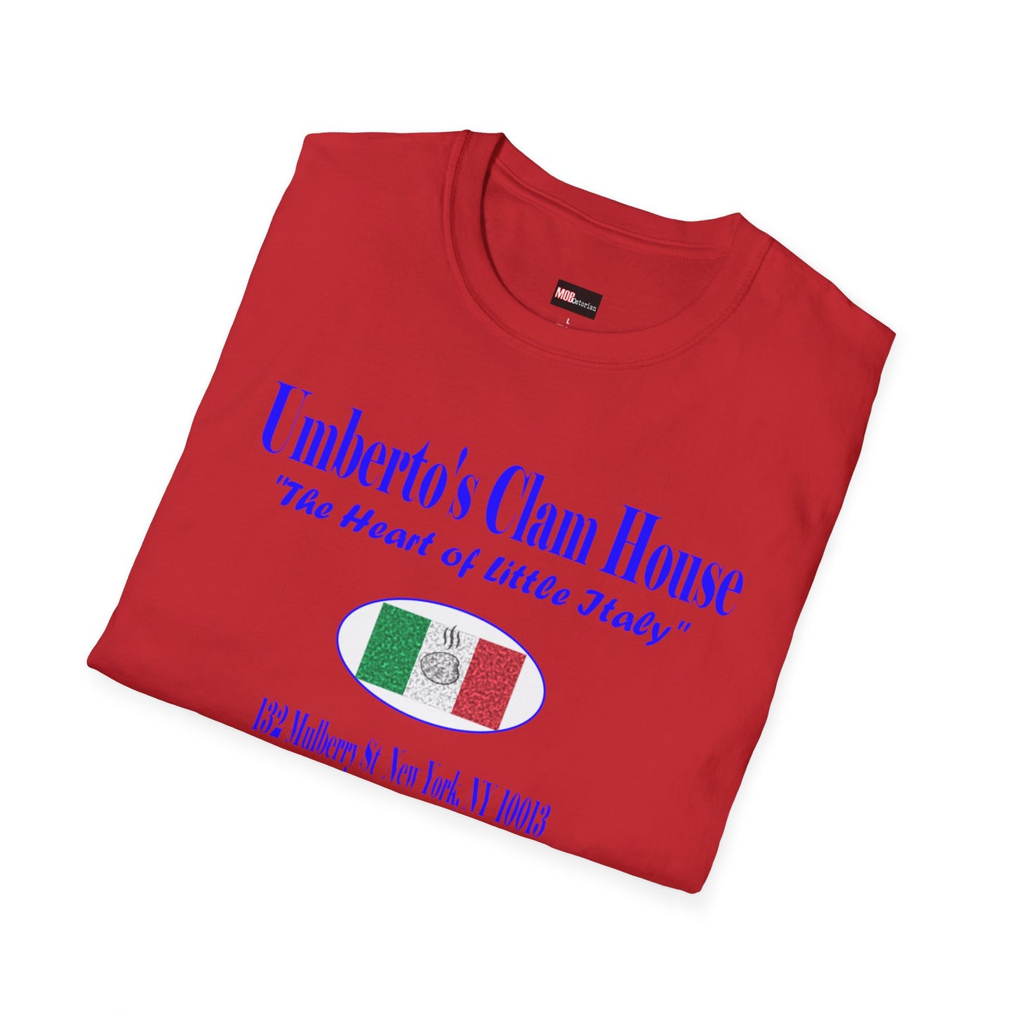 Umberto's Clam House - Blue Lettering
