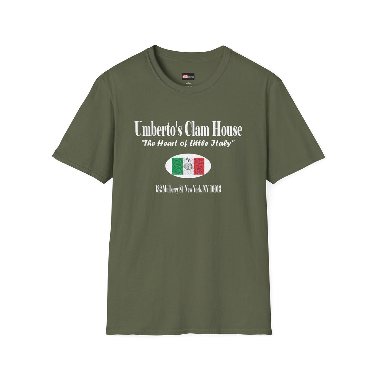 Umberto's Clam House White Lettering