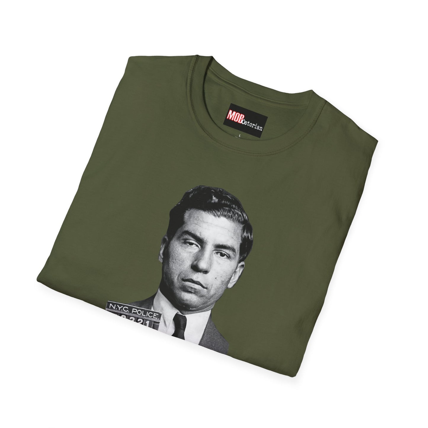 Lucky Luciano Mug Shot (With No Background and No Caption)