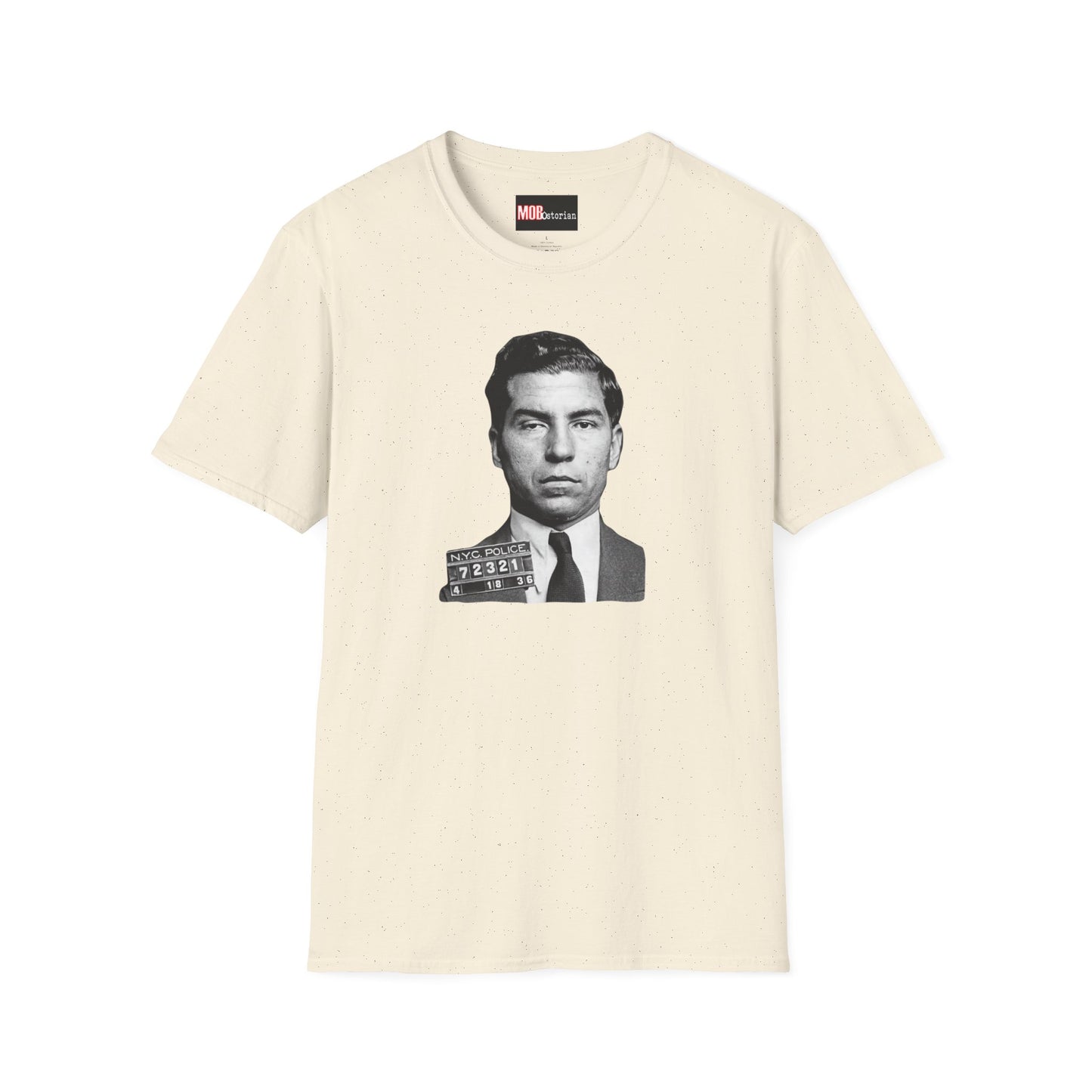 Lucky Luciano Mug Shot (With No Background and No Caption)