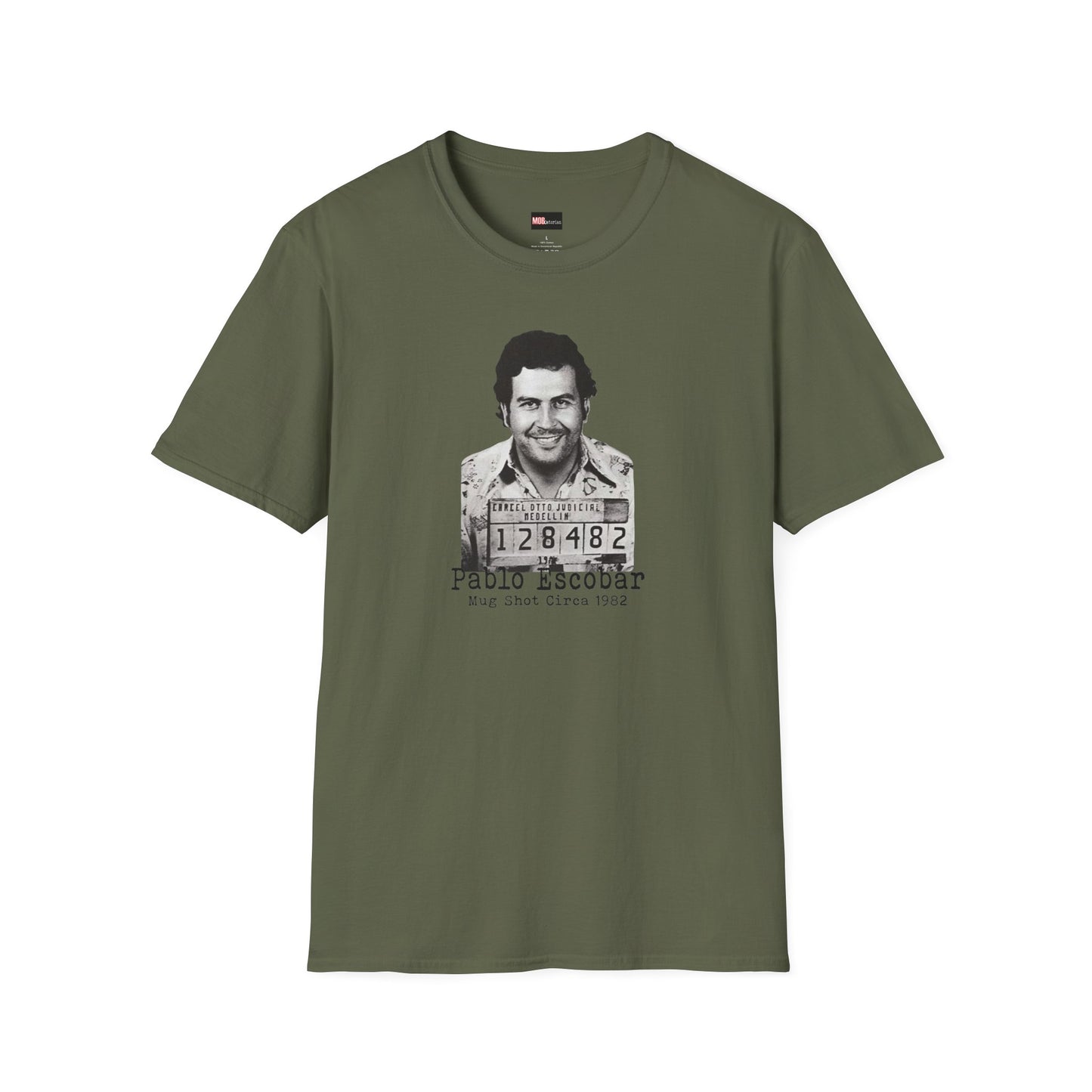 Pablo Escobar Mug Shot (Black Font)