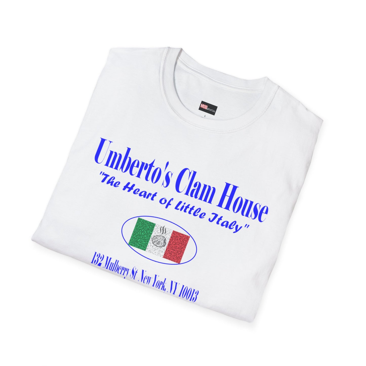Umberto's Clam House - Blue Lettering